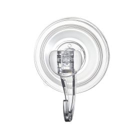 Suction Cup Hooks 6 Pack, 2.76 x 3.54 x 1.57 inch, 10 LBS Max Load Clear Shower Suction Cups, Strong and Reusable Heavy Duty Wall Holder, for Loofah