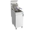 90,000 BTU 3 Burner Commercial Gas Fryer 35-40 lb LP