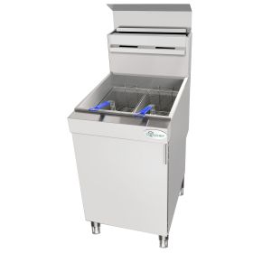 150,000 BTU 5 Burner Commercial Gas Fryer 75-80 lb LP