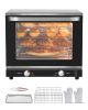 Commercial Countertop Oven, 66L 4-Tier Toaster Oven, 2800W Electric Baking Oven with Tempered Glass Door, Wire Racks Clip Tray Gloves