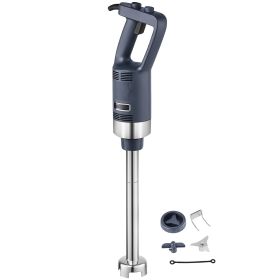 Commercial Immersion Blender, 500W Heavy Duty Hand Mixer, 16 inch Stepless Variable Speed Mixer with Stainless Steel Blade