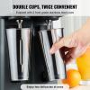 Milkshake Maker, 375W x 2 Electric Milkshake Machine, Double Heads Drink Mixer Blender Machine