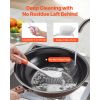 Dish Brush, 4 Pack Kitchen Scrub Brushes with PP Handle, Dish Cleaning Brushes with Curved Bristles, Ideal for Pots, Pans, Sink and Stove