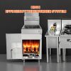 120,000 BTU 4 Burner Commercial Gas Fryer 40-50 lb LP
