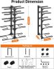 10-Tier Pots and Pans Organizer under Cabinet, Kitchen Cabinet Organizers and Storage, Heavy Duty Pots and Pan Storage Rack Organizer inside Cabinet