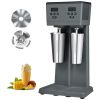 Milkshake Maker, 375W x 2 Electric Milkshake Machine, Commercial Double Heads Drink Mixer Blender, LED Intelligent Microswitch