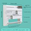 6-in-1 Wall-Mounted Kitchen Organizer & Storage Box with Trash Dispenser and Foil/Plastic Wrap Holder - Space-Saving Cabinet Organizer