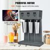 Milkshake Maker, 375W x 3 Electric Milkshake Machine, Commercial Triple Heads Drink Mixer Blender, LED Intelligent Microswitch