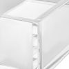 Acrylic Napkin Holder, 9.1 x 5.5 x 2.6 inch, Clear Bathroom Guest Towel Storage Tray with U-Shaped Opening