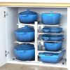 8-Tier Pots and Pans Organizer under Cabinet, Kitchen Cabinet Organizers and Storage