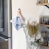 3 Pieces Kitchen Towel Hooks Round Adhesive Dish Towel Hook Premium Chrome Finish & Easy Installation Wall Mount Hand Towel Hook Ideal as Bathroom