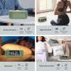 Cyboris T13 White Noise Machine Bluetooth Speaker, Digital Alarm Clock Sleep Timer with LED Display RGB Night Light